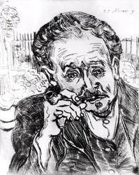 The Man with the Pipe, Portrait of Doctor Paul Gachet, 15th March 1890